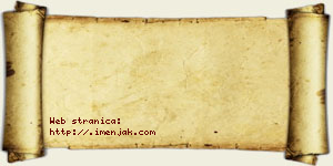 Jasmina Medaković vizit kartica